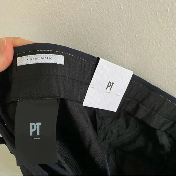 PT Torino Men's Black Gamma Cargo Pants Sz 48/ Medium US 32-33 - Picture 4 of 13